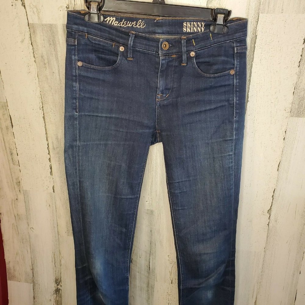 Madewell Skinny Jeans in Dark Blue Wash